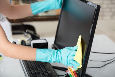 Professional Sanitizing Fredericksville Restroom by Clean and Honest Commercial Cleaning